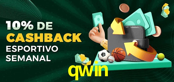 10% de bônus de cashback na qwin